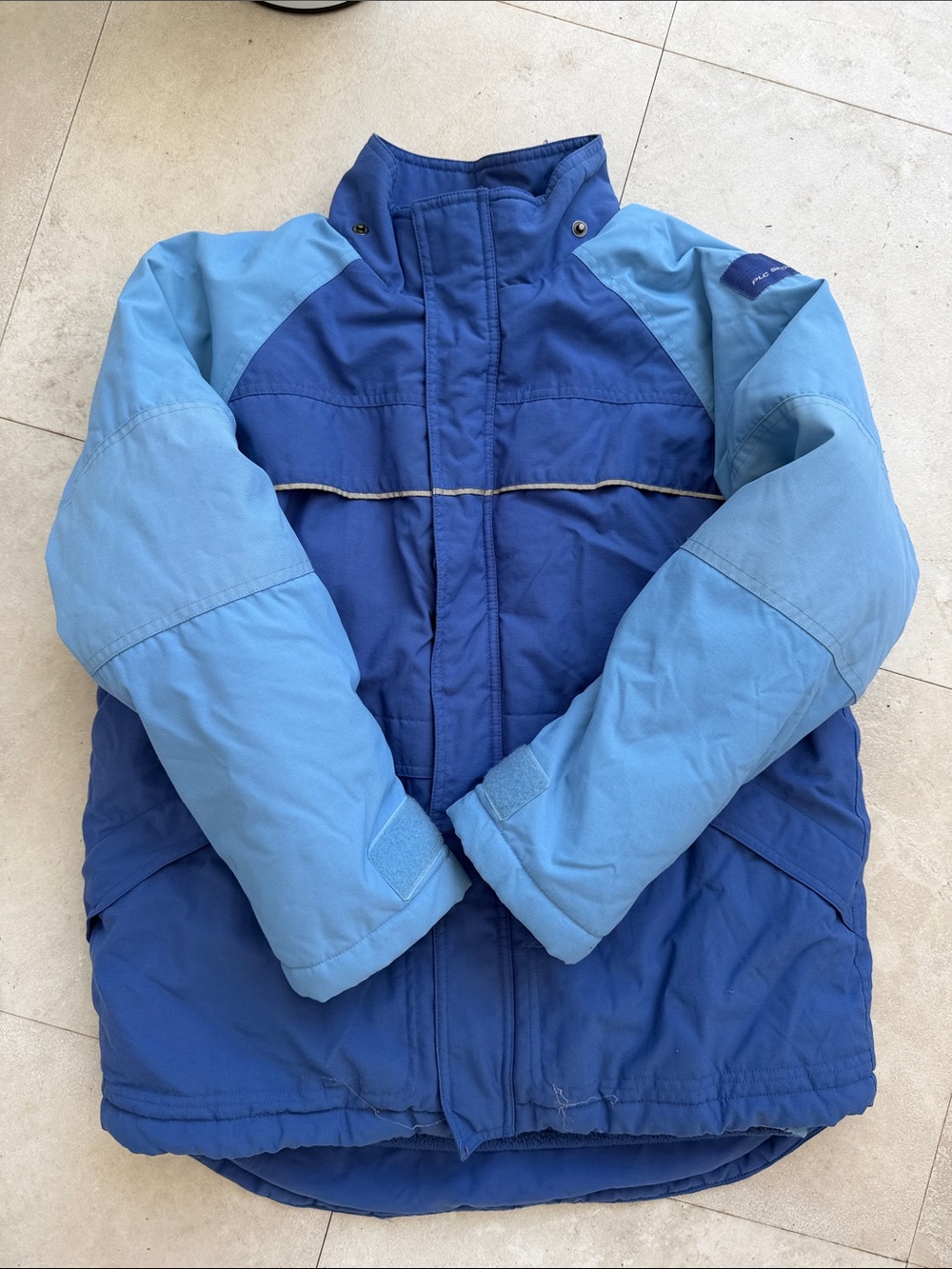 The Children's Place Navy and Light Blue Kids' Puffer Jacket